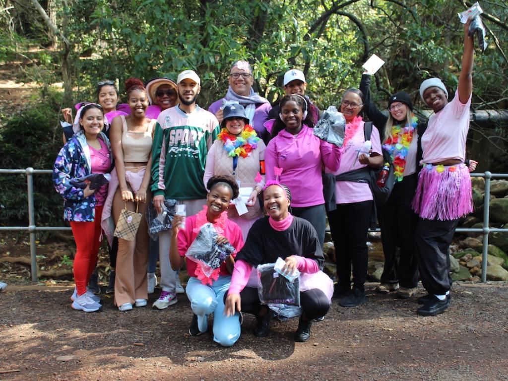 All winners of the lucky draw held as part of the Department of Chemistry Women’s Month Fun Walk.