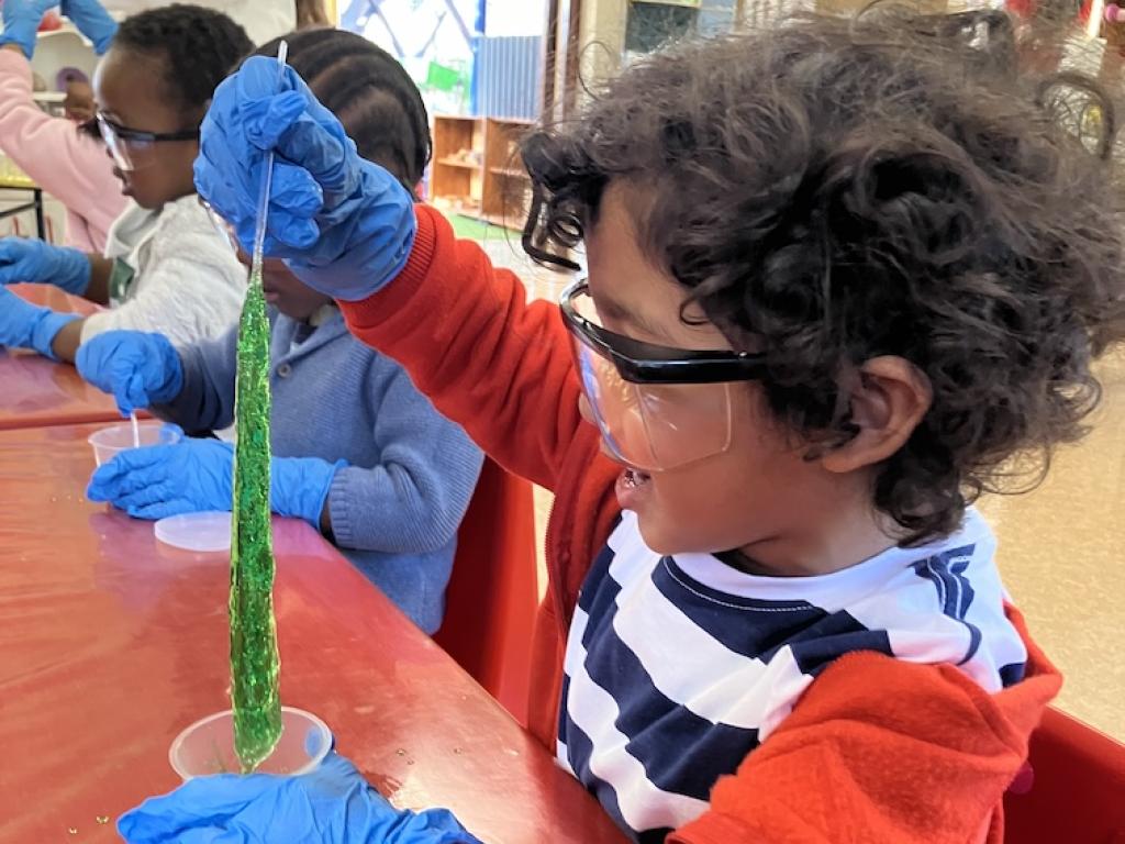 Preschoolers Enjoy Hands-On Chemistry Fun at UCT Educare